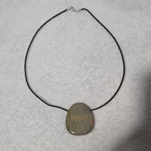 Peace Stone Pendant Necklace